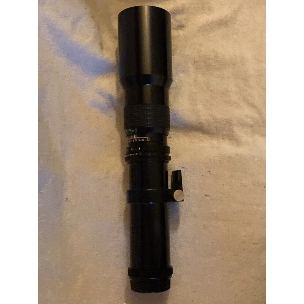 KALIMAR 500mm f/ 8 lens w. tripod adapt, T mount , clean optic , Sn K89103637